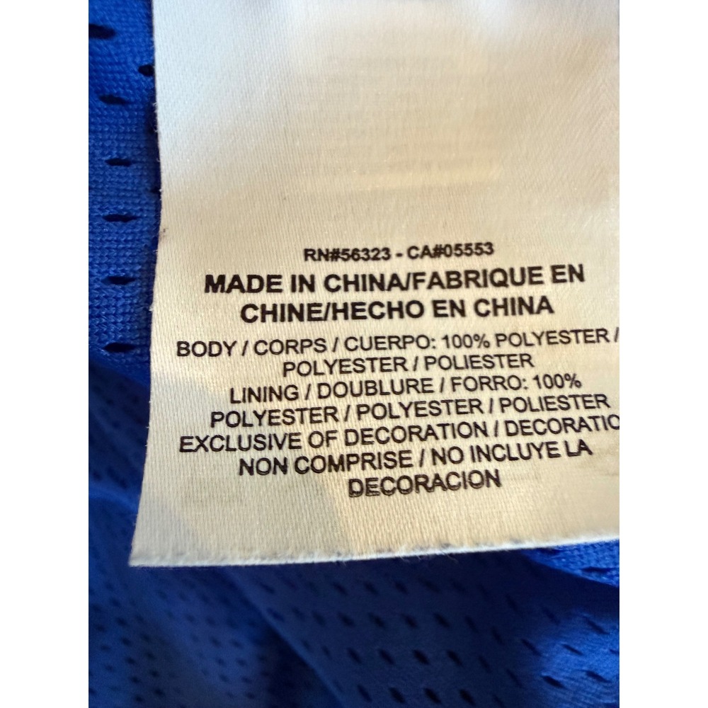 Jordan Mens Full Zip Track Jacket M Blue Windbreaker Athletic Training Active - Picture 9 of 11